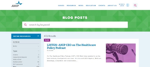 AHIP Blog