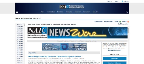 National Assoc Ins Commissioners
