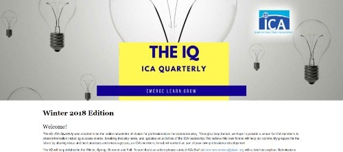 The IQ ICA Quarterly