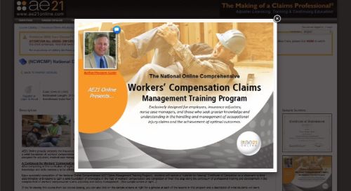 AE21 Online Workers’ Compensation Claims Management Program