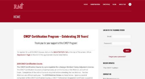 RMI CWCP Certification Program