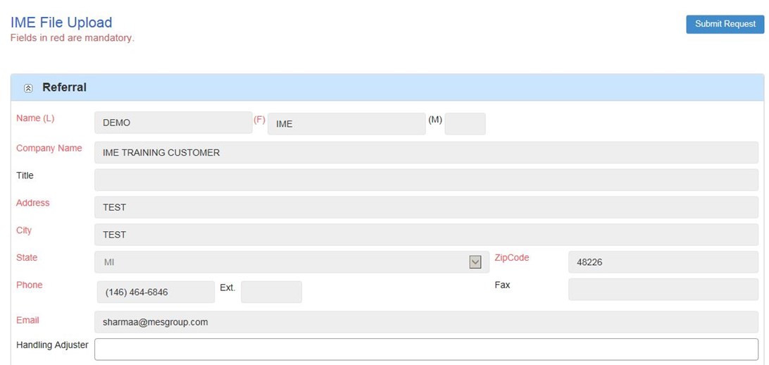 Transfer Medical Records